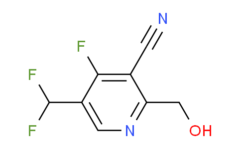 3-Cyano-5-(difluoromethyl)-4-fluoropyridine-2-methanol