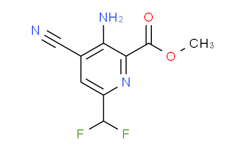 AM46653 | 1805327-65-4 | Methyl 3-amino-4-cyano-6-(difluoromethyl)pyridine-2-carboxylate
