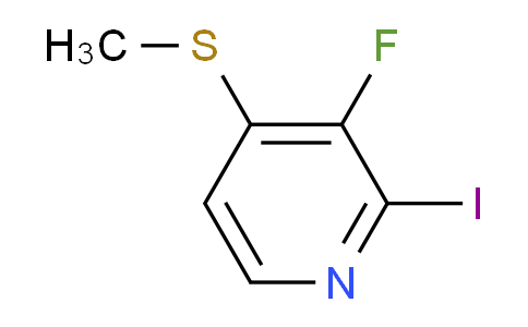 3-Fluoro-2-iodo-4-(methylthio)pyridine