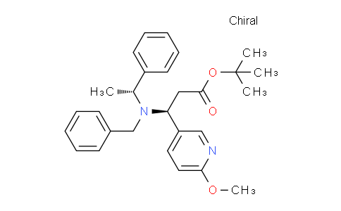 AM46659 | 339555-40-7 | tert-Butyl (S)-3-(benzyl((R)-1-phenylethyl)amino)-3-(6-methoxypyridin-3-yl)propanoate