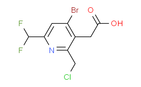 AM46662 | 1806918-99-9 | 4-Bromo-2-(chloromethyl)-6-(difluoromethyl)pyridine-3-acetic acid