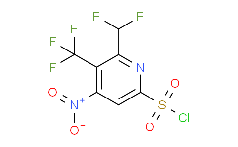 AM46665 | 1361731-90-9 | 2-(Difluoromethyl)-4-nitro-3-(trifluoromethyl)pyridine-6-sulfonyl chloride