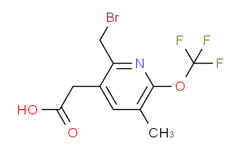 AM46666 | 1361909-29-6 | 2-(Bromomethyl)-5-methyl-6-(trifluoromethoxy)pyridine-3-acetic acid
