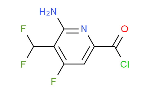 AM46686 | 1805113-59-0 | 2-Amino-3-(difluoromethyl)-4-fluoropyridine-6-carbonyl chloride