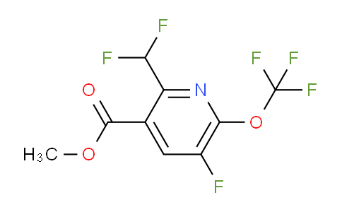 AM46700 | 1804624-09-6 | Methyl 2-(difluoromethyl)-5-fluoro-6-(trifluoromethoxy)pyridine-3-carboxylate