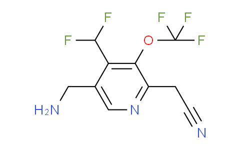 AM46709 | 1806779-30-5 | 5-(Aminomethyl)-4-(difluoromethyl)-3-(trifluoromethoxy)pyridine-2-acetonitrile