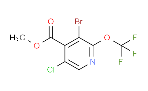 Methyl 3-bromo-5-chloro-2-(trifluoromethoxy)pyridine-4-carboxylate