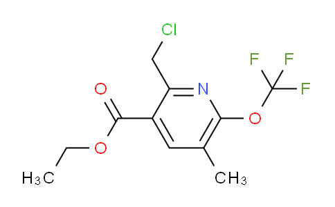 AM46725 | 1361758-38-4 | Ethyl 2-(chloromethyl)-5-methyl-6-(trifluoromethoxy)pyridine-3-carboxylate