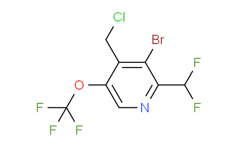 AM46739 | 1804632-25-4 | 3-Bromo-4-(chloromethyl)-2-(difluoromethyl)-5-(trifluoromethoxy)pyridine