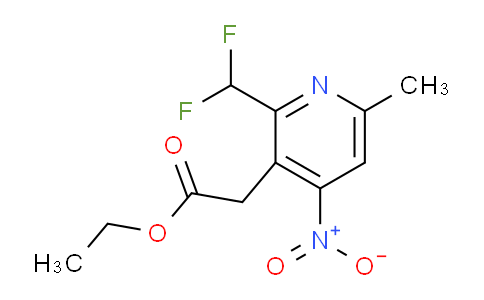 AM46745 | 1805614-39-4 | Ethyl 2-(difluoromethyl)-6-methyl-4-nitropyridine-3-acetate