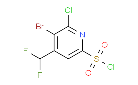 AM46764 | 1805435-88-4 | 3-Bromo-2-chloro-4-(difluoromethyl)pyridine-6-sulfonyl chloride