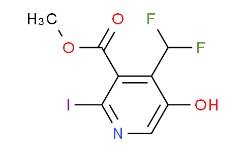 AM46766 | 1805255-56-4 | Methyl 4-(difluoromethyl)-5-hydroxy-2-iodopyridine-3-carboxylate