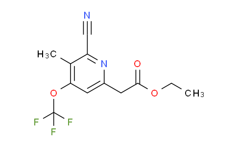 AM46775 | 1806216-89-6 | Ethyl 2-cyano-3-methyl-4-(trifluoromethoxy)pyridine-6-acetate