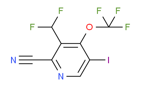 AM46779 | 1804669-89-3 | 2-Cyano-3-(difluoromethyl)-5-iodo-4-(trifluoromethoxy)pyridine