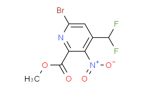 AM46780 | 1805249-89-1 | Methyl 6-bromo-4-(difluoromethyl)-3-nitropyridine-2-carboxylate