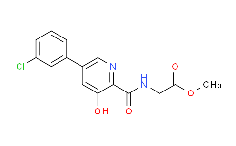 AM46794 | 1000024-87-2 | Methyl (5-(3-chlorophenyl)-3-hydroxypicolinoyl)glycinate