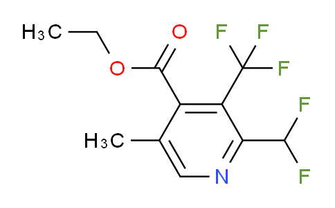 AM46799 | 1361883-27-3 | Ethyl 2-(difluoromethyl)-5-methyl-3-(trifluoromethyl)pyridine-4-carboxylate