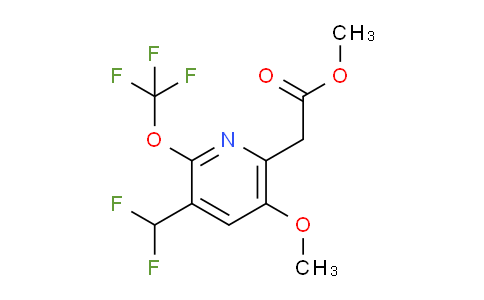 AM46807 | 1805079-49-5 | Methyl 3-(difluoromethyl)-5-methoxy-2-(trifluoromethoxy)pyridine-6-acetate