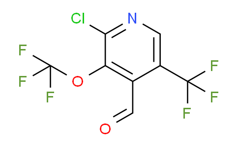 AM46813 | 1804795-18-3 | 2-Chloro-3-(trifluoromethoxy)-5-(trifluoromethyl)pyridine-4-carboxaldehyde