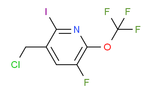 AM46824 | 1804304-91-3 | 3-(Chloromethyl)-5-fluoro-2-iodo-6-(trifluoromethoxy)pyridine