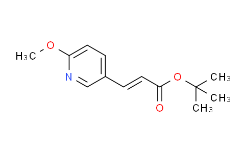 AM46833 | 339555-37-2 | tert-Butyl (E)-3-(6-methoxypyridin-3-yl)acrylate