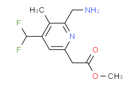 AM46900 | 1361811-91-7 | Methyl 2-(aminomethyl)-4-(difluoromethyl)-3-methylpyridine-6-acetate