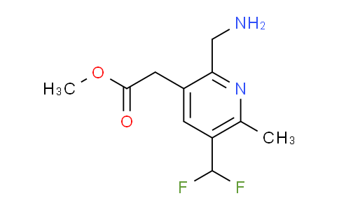 Methyl 2-(aminomethyl)-5-(difluoromethyl)-6-methylpyridine-3-acetate