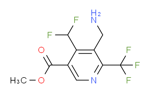 AM46933 | 1361885-43-9 | Methyl 3-(aminomethyl)-4-(difluoromethyl)-2-(trifluoromethyl)pyridine-5-carboxylate