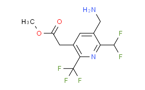 AM46943 | 1361764-87-5 | Methyl 3-(aminomethyl)-2-(difluoromethyl)-6-(trifluoromethyl)pyridine-5-acetate