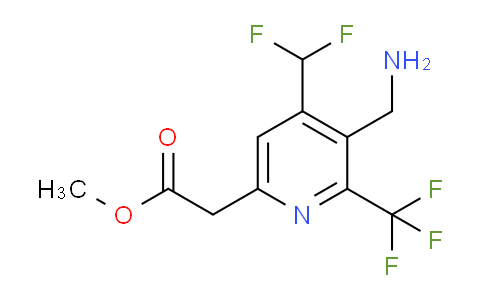 AM46945 | 1361702-95-5 | Methyl 3-(aminomethyl)-4-(difluoromethyl)-2-(trifluoromethyl)pyridine-6-acetate