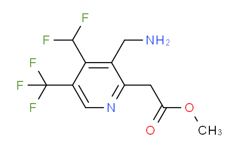 AM46946 | 1361750-50-6 | Methyl 3-(aminomethyl)-4-(difluoromethyl)-5-(trifluoromethyl)pyridine-2-acetate