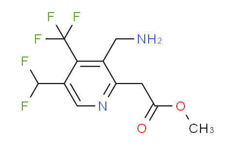 AM46952 | 1361905-38-5 | Methyl 3-(aminomethyl)-5-(difluoromethyl)-4-(trifluoromethyl)pyridine-2-acetate