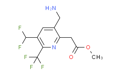 AM46954 | 1361779-92-1 | Methyl 3-(aminomethyl)-5-(difluoromethyl)-6-(trifluoromethyl)pyridine-2-acetate