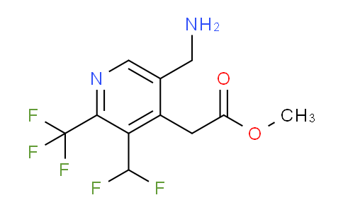 AM46955 | 1361868-49-6 | Methyl 5-(aminomethyl)-3-(difluoromethyl)-2-(trifluoromethyl)pyridine-4-acetate