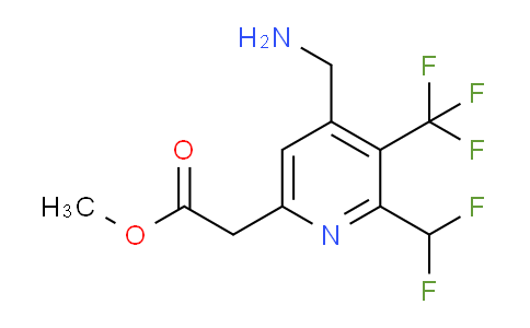 AM46957 | 1361703-06-1 | Methyl 4-(aminomethyl)-2-(difluoromethyl)-3-(trifluoromethyl)pyridine-6-acetate