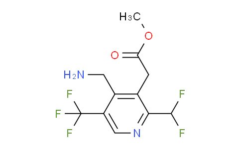 AM46958 | 1361881-78-8 | Methyl 4-(aminomethyl)-2-(difluoromethyl)-5-(trifluoromethyl)pyridine-3-acetate