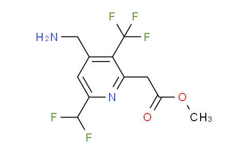 AM46959 | 1361813-64-0 | Methyl 4-(aminomethyl)-6-(difluoromethyl)-3-(trifluoromethyl)pyridine-2-acetate