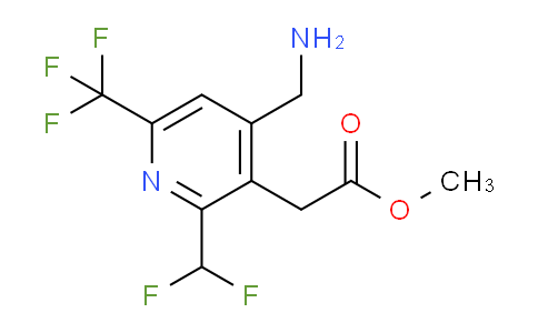 AM46960 | 1361905-28-3 | Methyl 4-(aminomethyl)-2-(difluoromethyl)-6-(trifluoromethyl)pyridine-3-acetate
