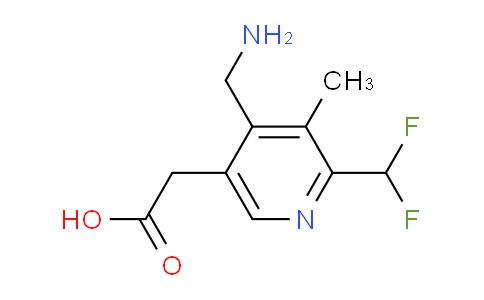4-(Aminomethyl)-2-(difluoromethyl)-3-methylpyridine-5-acetic acid