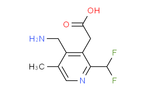 4-(Aminomethyl)-2-(difluoromethyl)-5-methylpyridine-3-acetic acid