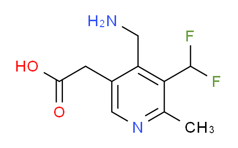 4-(Aminomethyl)-3-(difluoromethyl)-2-methylpyridine-5-acetic acid