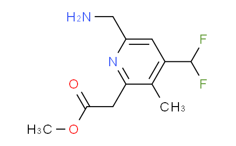 AM47125 | 1361912-54-0 | Methyl 6-(aminomethyl)-4-(difluoromethyl)-3-methylpyridine-2-acetate