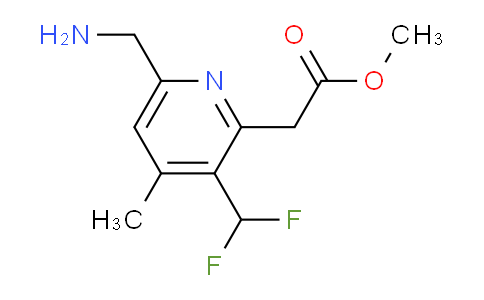 AM47131 | 1361784-13-5 | Methyl 6-(aminomethyl)-3-(difluoromethyl)-4-methylpyridine-2-acetate