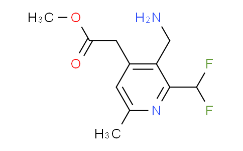 AM47134 | 1361831-97-1 | Methyl 3-(aminomethyl)-2-(difluoromethyl)-6-methylpyridine-4-acetate