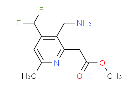 AM47140 | 1361495-85-3 | Methyl 3-(aminomethyl)-4-(difluoromethyl)-6-methylpyridine-2-acetate