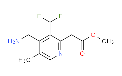 AM47155 | 1361900-65-3 | Methyl 4-(aminomethyl)-3-(difluoromethyl)-5-methylpyridine-2-acetate