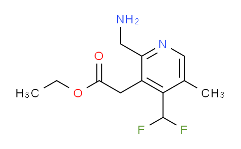 AM47173 | 1361768-76-4 | Ethyl 2-(aminomethyl)-4-(difluoromethyl)-5-methylpyridine-3-acetate