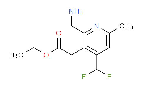 AM47175 | 1361854-86-5 | Ethyl 2-(aminomethyl)-4-(difluoromethyl)-6-methylpyridine-3-acetate