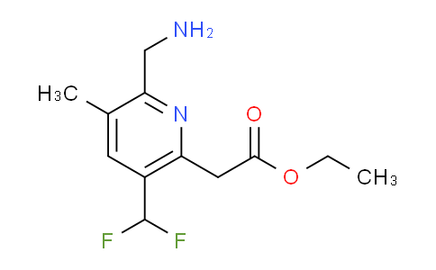 AM47178 | 1361812-36-3 | Ethyl 2-(aminomethyl)-5-(difluoromethyl)-3-methylpyridine-6-acetate