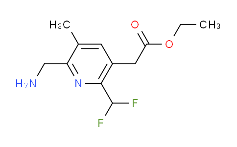 AM47184 | 1361866-27-4 | Ethyl 2-(aminomethyl)-6-(difluoromethyl)-3-methylpyridine-5-acetate